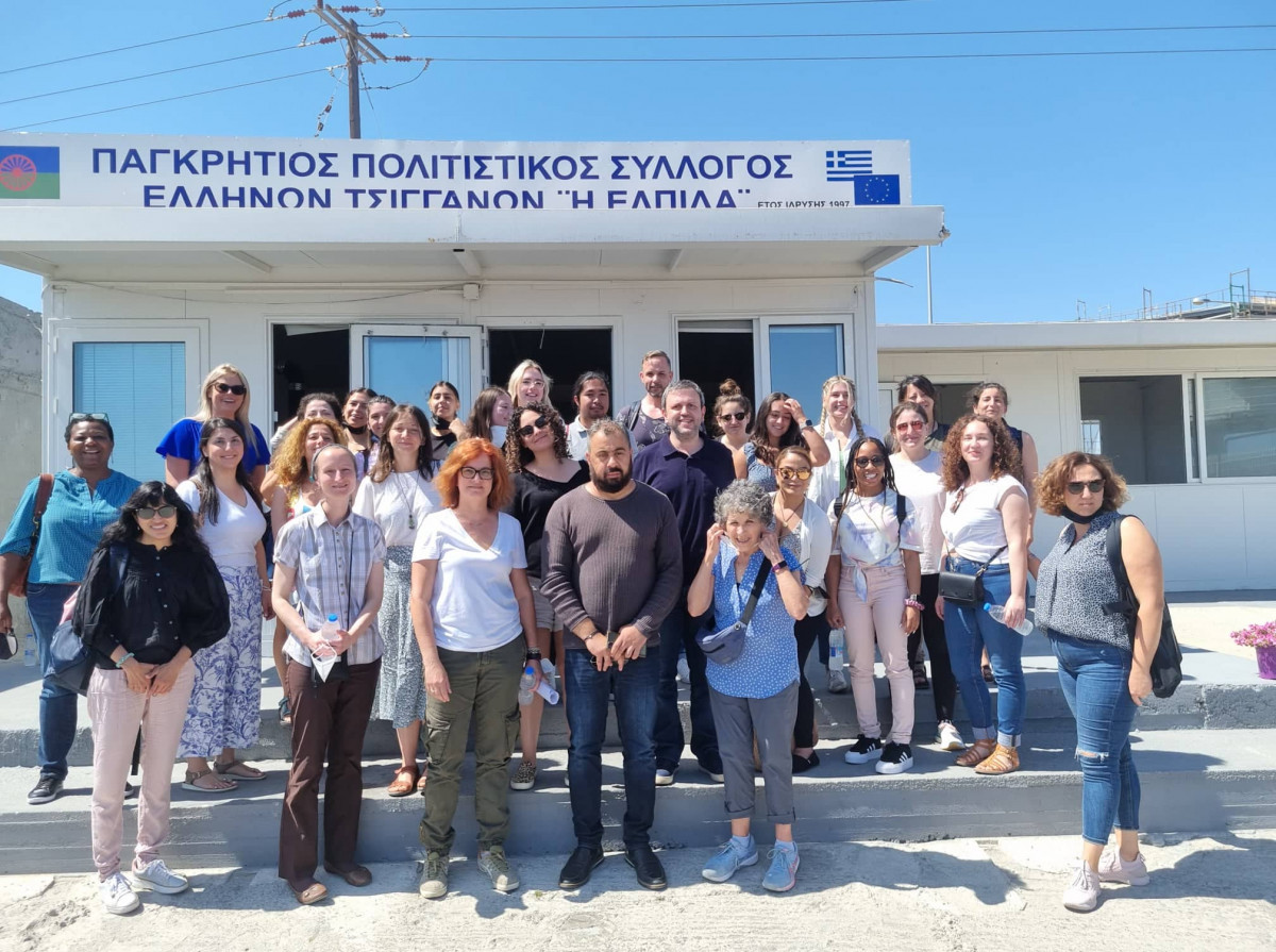 Το Θερινό Σχολείο του ΕΛΜΕΠΑ  στον Καταυλισμό των Ελλήνων Τσιγγάνων