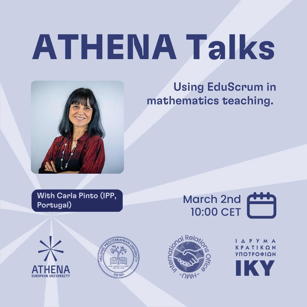 ATHENA Talks: “Using EduScrum in mathematics teaching”