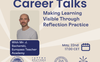 ATHENA Career Talks: ‘Making Learning Visible Through Reflection Practice’