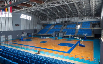Ανακατασκευή της αίθουσας καλαθοσφαίρισης του Κλειστού Γυμναστηρίου «Μάρκος Καραναστάσης» του Ελληνικού Μεσογειακού Πανεπιστημίου με χρηματοδότηση της Περιφέρειας Κρήτης