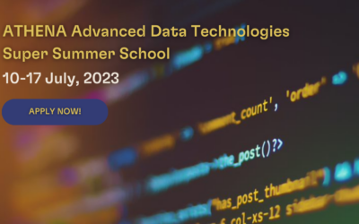 Το Ευρωπαικό Πανεπιστήμιο ATHENA διοργανώνει Διαδικτυακό Σχολείο με θέμα τις βάσεις δεδομένων: Super Summer School on Advanced Data Technologies