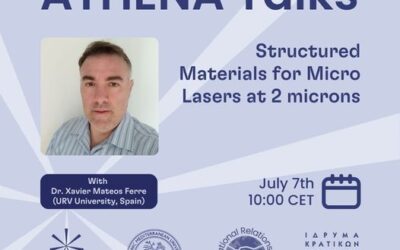 ATHENA Talks: “Structured Materials for Micro Lasers at 2 Microns”