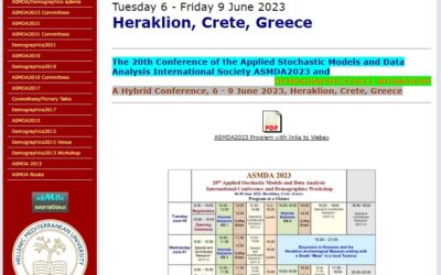 The International Scientific Conference ASMDA 23