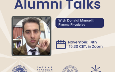 ATHENA Alumni Talks: Dr Donaldi Manchelli, Plasma Physicist