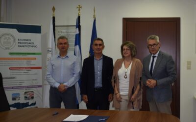 Υπογραφή Πρωτοκόλλου Συνεργασίας μεταξύ της Διοίκησης της 7ης Υγειονομικής Περιφέρειας (ΥΠΕ) Κρήτης και του Ελληνικού Μεσογειακού Πανεπιστημίου