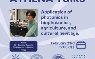 ATHENA Talks: “Application of photonics in biophotonics, agriculture and cultural heritage”