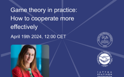 ATHENA TALKS: “Game theory in practice: How to cooperate more effectively”