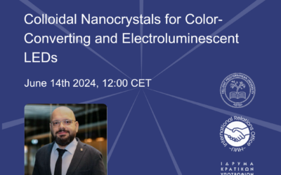 ATHENA Talks: “Colloidal Nanocrystals for Color-Converting and Electroluminescent LEDs”
