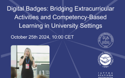 ATHENA TALKS: Digital Badges: Bridging Extracurricular Activities and Competency-Based Learning in University Settings