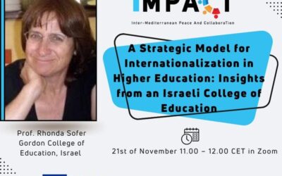 IMPACT TALKS: “A Strategic Model for Internationalization in Higher Education: insights from an Israeli College of Education”