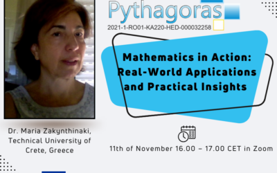 Διάλεξη: “Mathematics in Action: Real-World applications and Practical Insights”