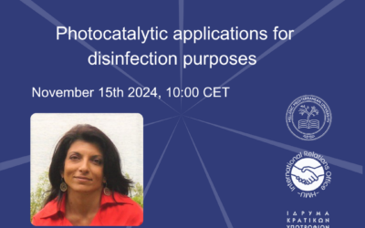 ATHENA Talks: “Photocatalytic applications for disinfection purposes”