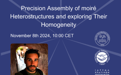 ATHENA TALKS: «Precision Assembly of moiré Heterostructures and Exploring Their Homogeneity»