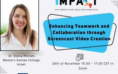 IMPACT Talks: “Enhancing Teamwork & Collaboration through screencast Video Creation”