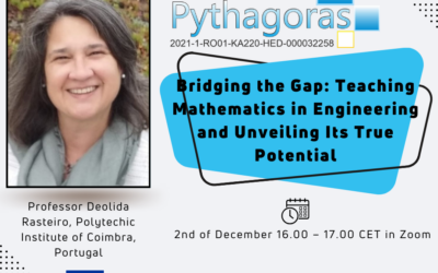 Pythagoras Talks: “Bridging the Gap: Teaching Mathematics in Engineering and Unveiling Its True Potential”