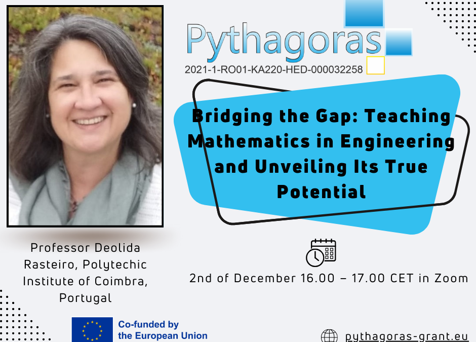 Pythagoras Talks: “Bridging the Gap: Teaching Mathematics in Engineering and Unveiling Its True Potential”