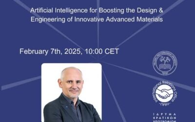 ATHENA Talks: “Artificial Intelligence for boosting the Design & Engineering of Innovative Advanced Materials”