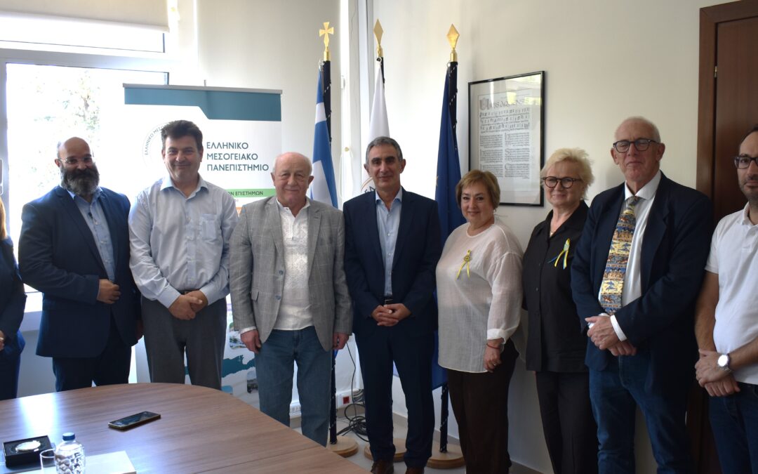 Επίσκεψη του Πρύτανη του Poltava University of Economics and Trade στο ΕΛΜΕΠΑ