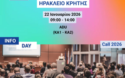 Εκδήλωση Ενημέρωσης για την Πρόσκληση Erasmus+ 2026