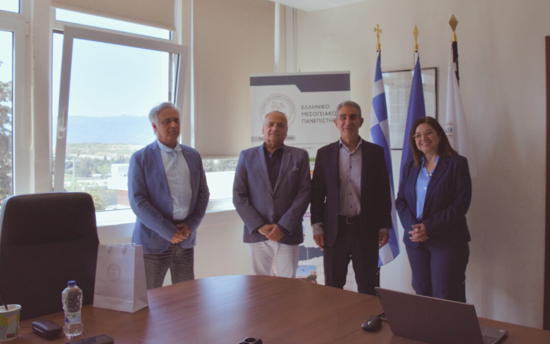 Επίσκεψη του Περιφερειακού Διευθυντή Εκπαίδευσης Κρήτης στην Πρυτανεία του Ελληνικού Μεσογειακού Πανεπιστημίου