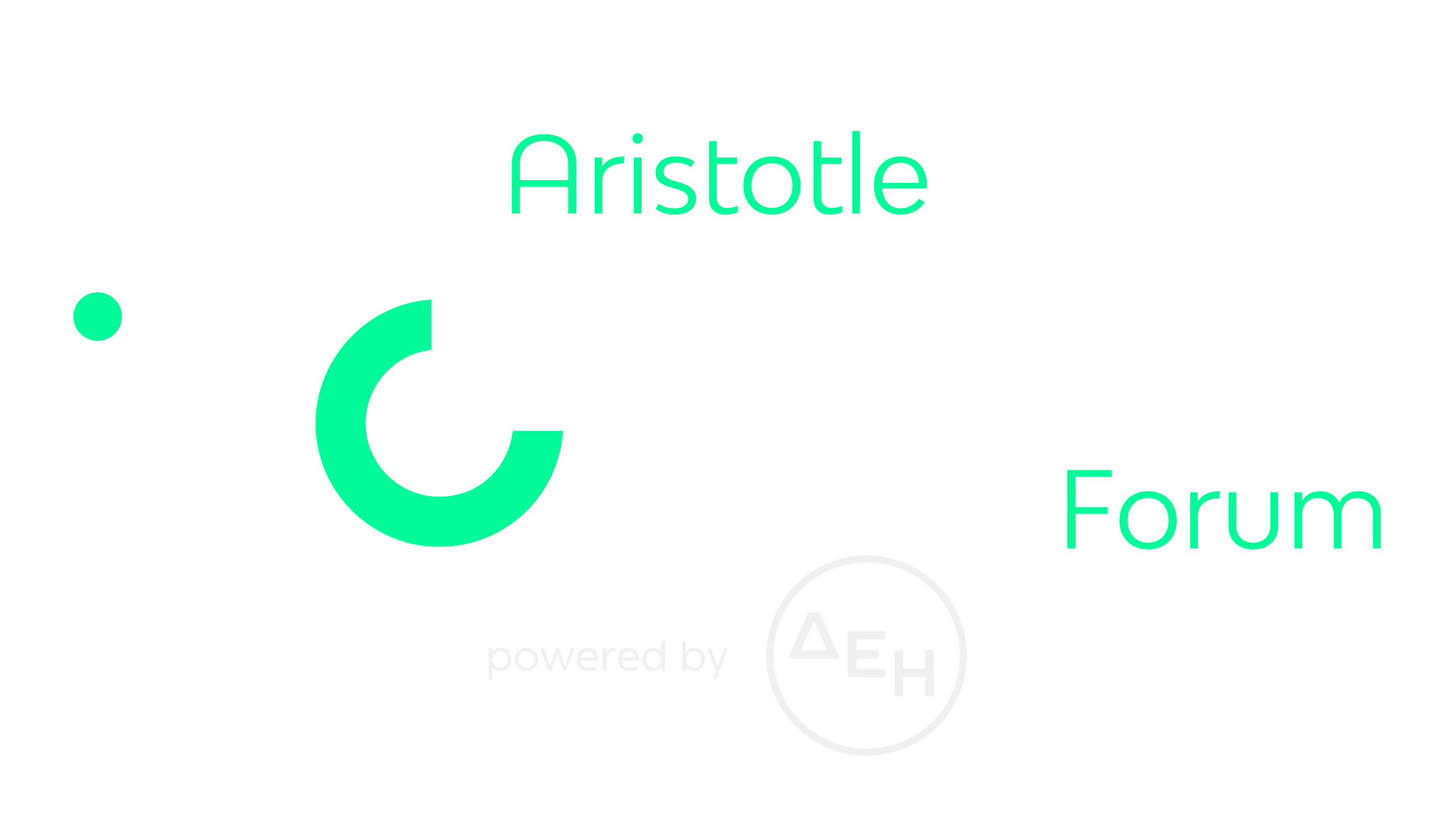 Λογότυπο του Aristotle Innovation Forum, στο οποίο συμμετέχει το Ελληνικό Μεσογειακό Πανεπιστήμιο με τη Μονάδα Μεταφοράς Τεχνολογίας και Καινοτομίας.