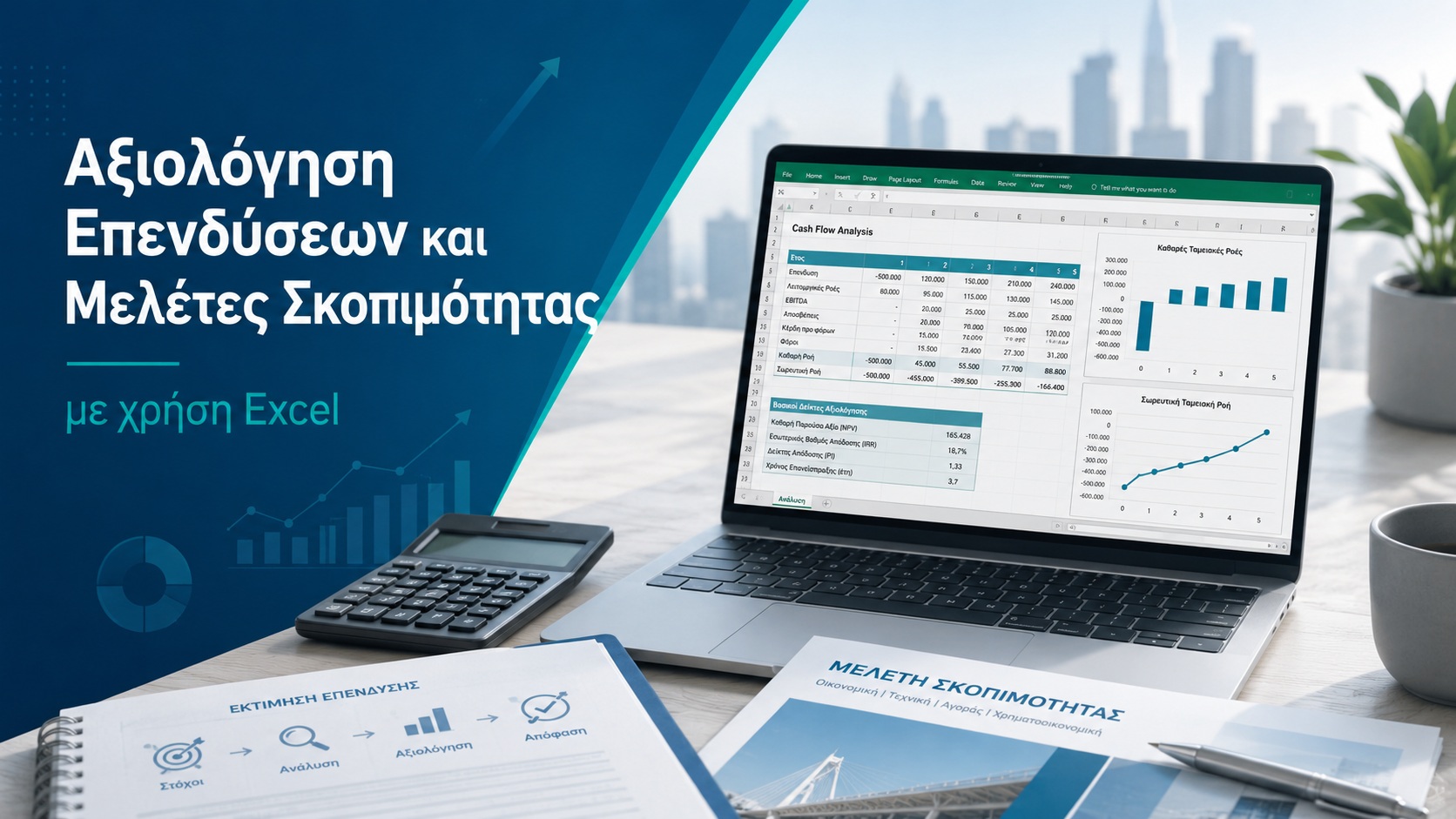 Αξιολόγηση Επενδύσεων και Μελέτες Σκοπιμότητας με χρήση Excel – πρόγραμμα ΚΕΔΙΒΙΜ ΕΛΜΕΠΑ