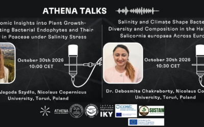 ATHENA Talks: Δύο επιστημονικές διαλέξεις για τη βιώσιμη γεωργία και την ανθεκτικότητα των φυτών στην αλατότητα